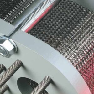 Close up of plate frame